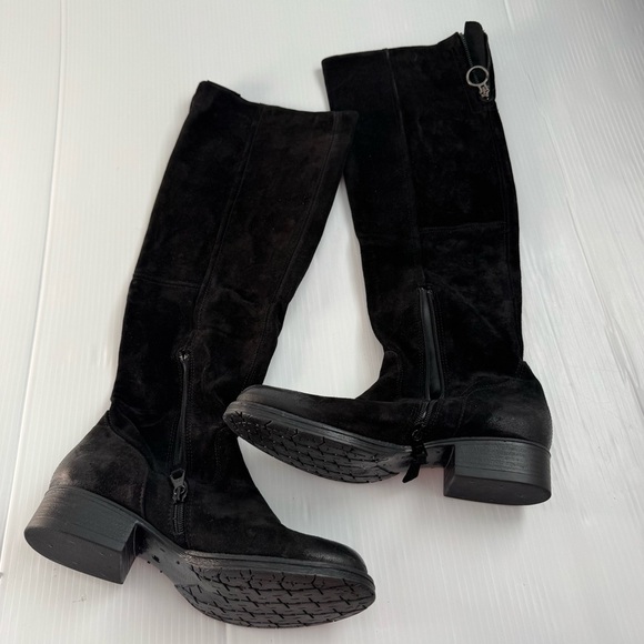 🆕 Miz Mooz Black Over the Knee suede leather Boots size 39 (8.5-9 US) NWOT - Picture 9 of 14